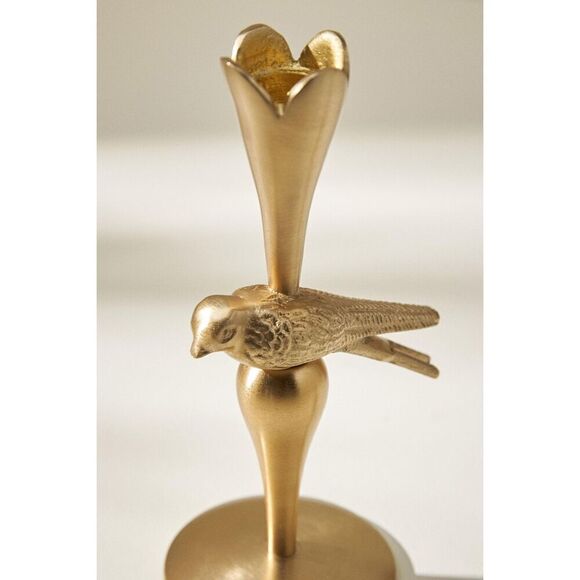 NIB set of 2 Anthropologie Marizia Sparrow Candle Holder - Picture 5 of 12